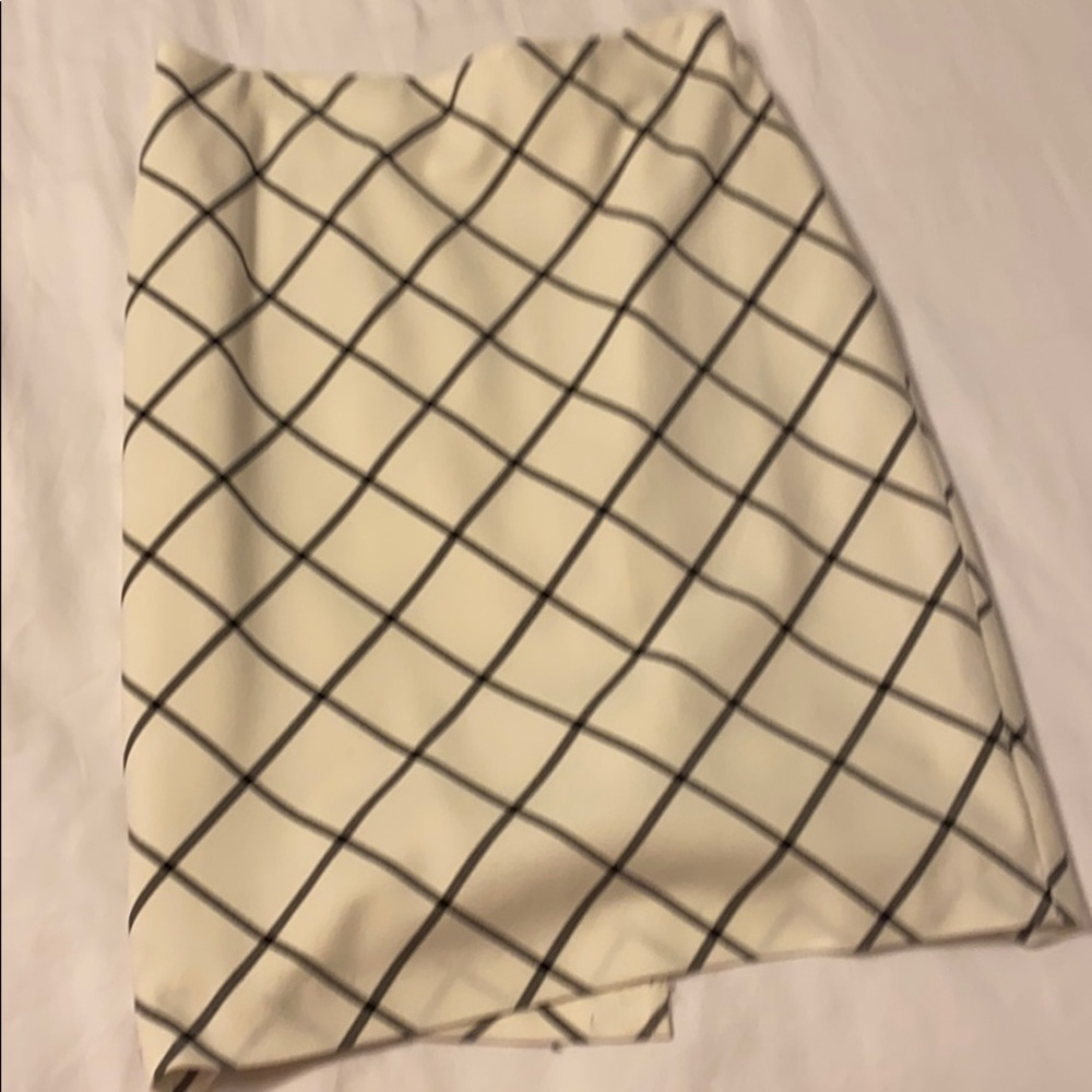 Black and white skirt